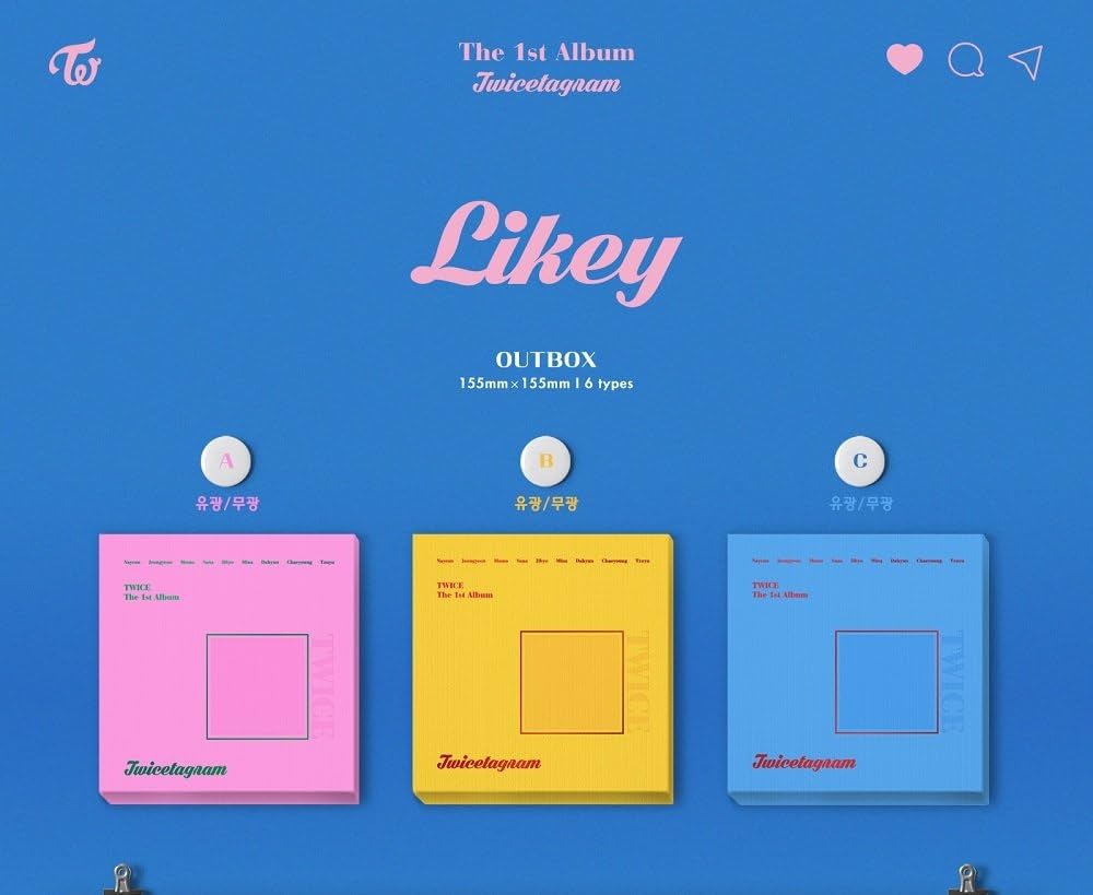 TWICE - Twicetagram (Vol.1) [A Matte ver.] CD+3 Photocard+